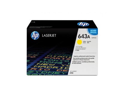 Toner HP Q5952A HP 643A yellow (10.000 str.) pre Color LaserJet 4700
