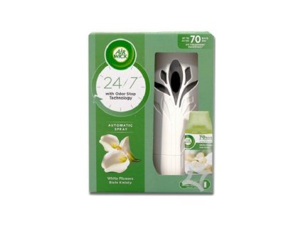 Air Wick Automat osviežovač + náplň 250 ml Biele Kvety