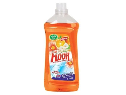 Floor 1,5 l UNI čistič na podlahy a dlažbu orange