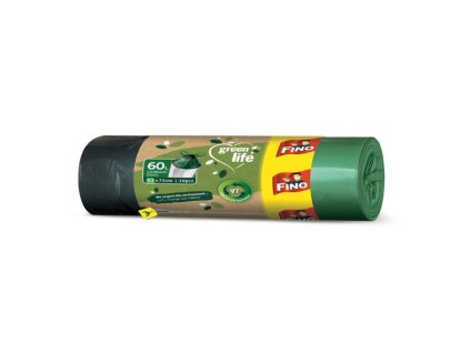 Vrecia zaťahovacie FINO Green Life Easy 60 ℓ, 27 mic., 63 x 72 cm (10 ks)
