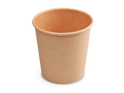Papierové poháre hnedé kraft Ø 73 mm 200 ml. (50 ks)