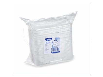 Viečko (PP) priehľadné pre vaničku 186 x 133 mm (50 ks)