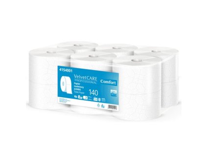 Toaletný papier 2-vrstvový VELVET CARE Jumbo 140m (12ks)