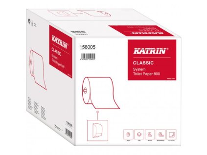 Toaletný papier 2-vrstvový KATRIN Classic system 800 36ks