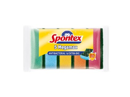 Hubka na riad veľká Spontex ANTIBAK 5 ks