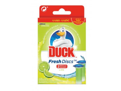 Náhrada DUCK Fresh Discs WC gél 2 x 36 ml Limetka