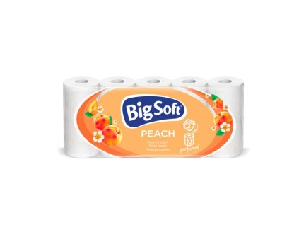 Toaletný papier 2-vrstvový Big Soft Peach 10ks, 22m