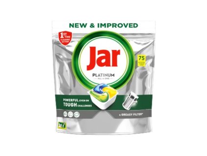 JAR tablety do umývačky riadu Platinum All in One Lemon 75 ks