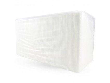 Papierové servítky 1-vrstvové 33x33cm biele 500ks