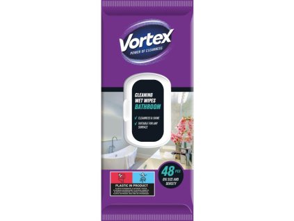 Vlhčené utierky do kúpeľne, 48 ks