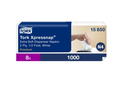 Papierové servítky Interfold Tork Premium 2-vrstv. N4 (8000ks)