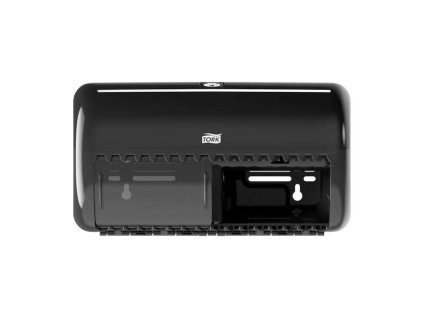 Zásobník na toaletný papier v kotúči Tork, čierny T4