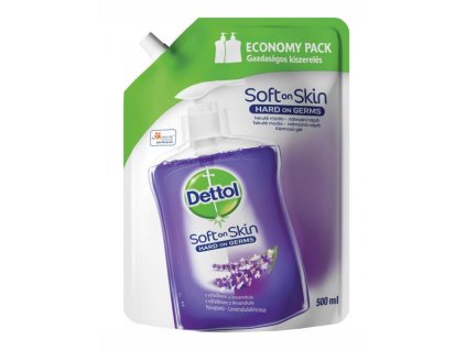 Dettol tekuté mydlo (NÁHRADNÁ NÁPLŇ) 500 ml - Levanduľa