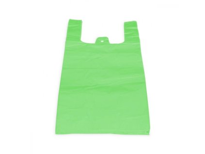 Taška mikroténová do 10 kg 30+14x50 zelená 100 ks