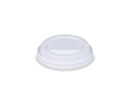 Viečko vypuklé biele pre poháriky priemer 90 mm (100 ks)
