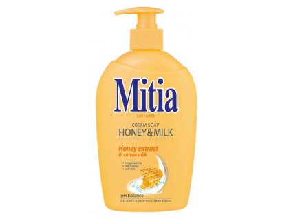 Mitia tekuté mydlo 500 ml - Med&Mlieko