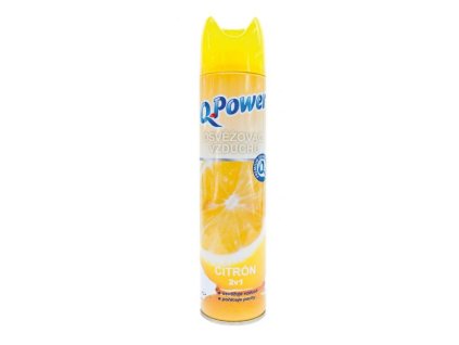 Q-Power osviežovač v spreji 300 ml - Citrón