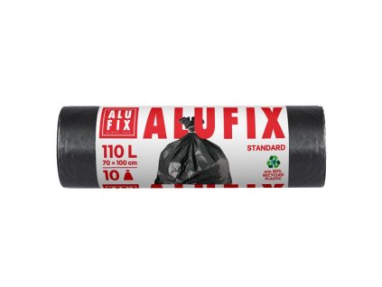 Vrecia na odpadky 110 ℓ/10ks 27mic, LDPE 70x100cm čierne