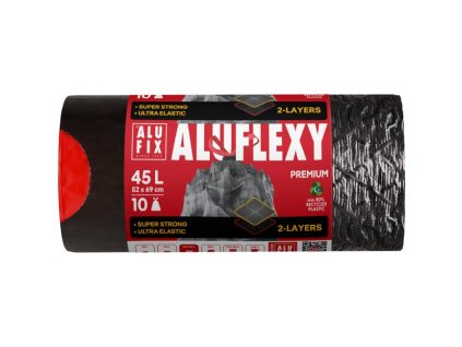 Vrecia na odpadky zaťahovacie. 45 ℓ/10 ks, 28mic, LDPE