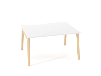 Pracovné stoly Bench ALFA ROOT 140x160cm, biely