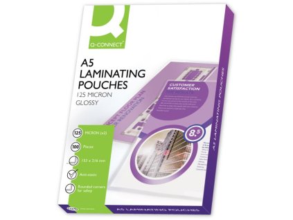 Laminovacie fólie Q-Connect 154x216 /A5/125mic.