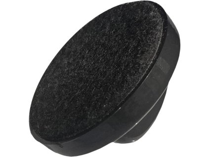 Mini stierka magnetická s držiakom na popisovač, čierna