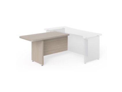 Doplnkový stôl Lenza Wels, 130x76,2x70cm, driftwood