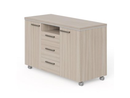 Kontajner mobilný nika Lenza Wels, 120x76,2x50,4cm, driftwood