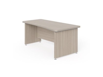 Pracovný stôl Lenza Wels, zúžený vľavo, 180x76,2x94,8/78cm, driftwood