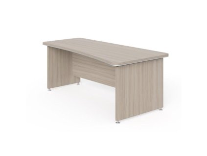 Pracovný stôl Lenza Wels, zúžený vpravo, 180x76,2x94,8/78cm, driftwood