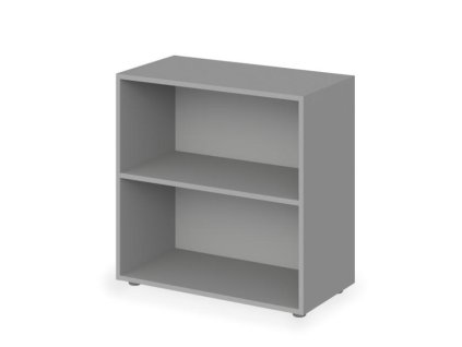 Skriňa otvorená nízka 1 polica Lenza Wels, 79,8x80x40,4cm, sivá