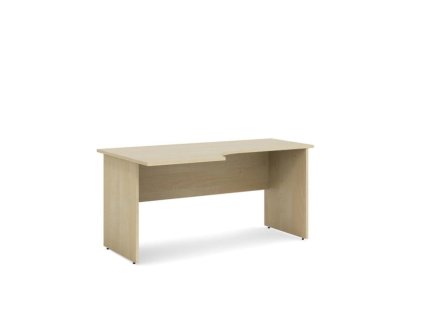 Pracovný stôl ľavý BASIC, 160x76x90cm, breza
