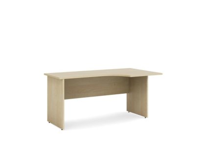 Pracovný stôl pravý BASIC, 160x76x90cm, breza