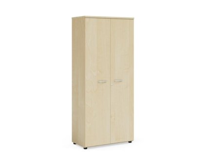 Policová skriňa BASIC, so zámkom, 80x40x182,1cm, breza