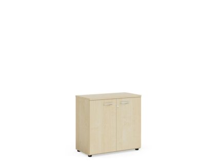 Policová skriňa BASIC, so zámkom, 80x40x76,5cm, breza