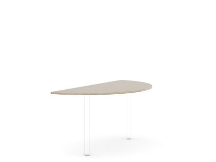 Doplnkový stôl bez nohy BASIC, 160x2,2x80cm, dub Sonoma