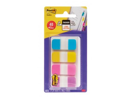 Záložky Post-it Index úzky extra silný 15,8x38,1mm