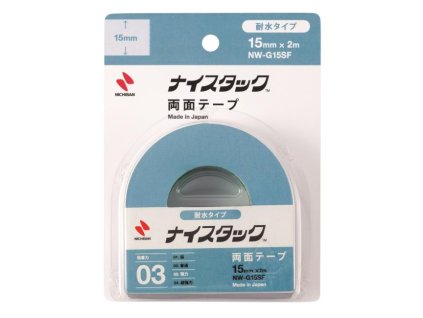 Lepiaca páska obojstranná NICHIBAN 15mm x 2m vodeodolná polyetylenová