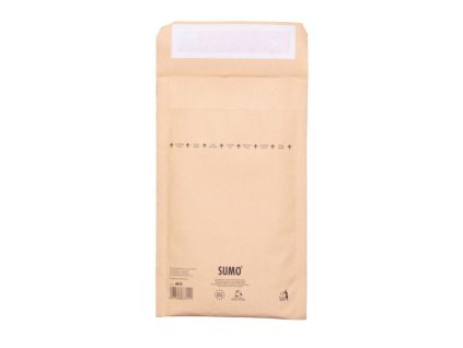Bublinkové obálky recyklované SUMO 13,5x21,5cm hnedé