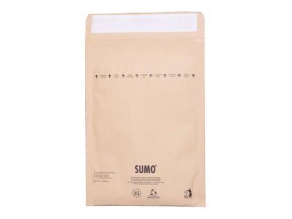 Bublinkové obálky recyklované SUMO 16,5x21,5cm hnedé