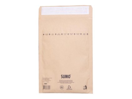 Bublinkové obálky recyklované SUMO 19,5x26,5cm hnedé