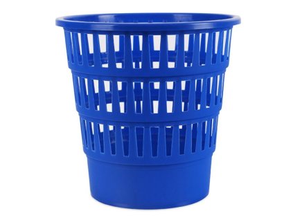 Kôš Office Products plastový rebrovaný 16 ℓ modrý