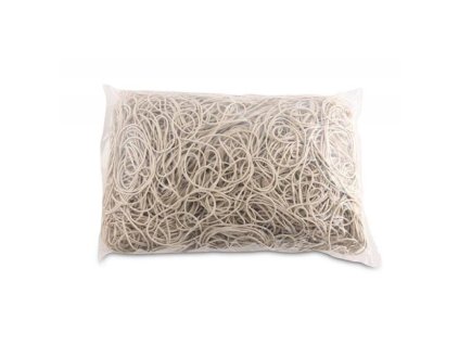 Gumičky Office Products 50mm 1kg biele