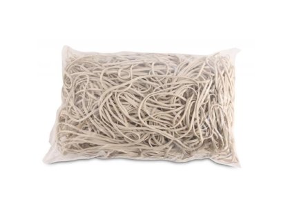 Gumičky Office Products 130mm 1kg biele