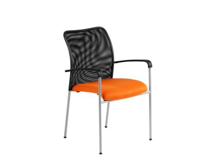Rokovacia stolička TRITON Net oranžová