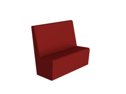 Čalúnená sedačka CUBE MEET SOFA veľká, 130x68x120 cm, basic