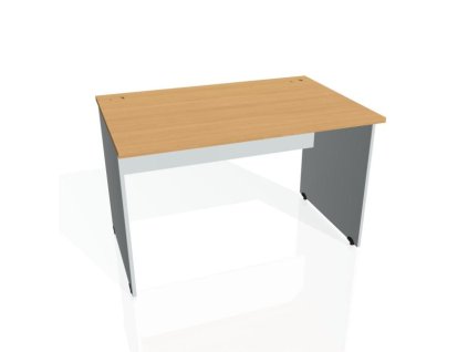 Pracovný stôl Gate, 120x75,5x80 cm, buk/sivý