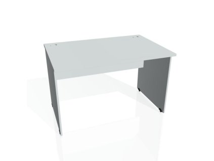 Pracovný stôl Gate, 120x75,5x80 cm, sivý/sivý