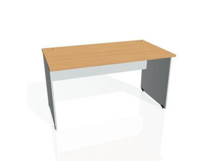 Pracovný stôl Gate, 140x75,5x80 cm, buk/sivý