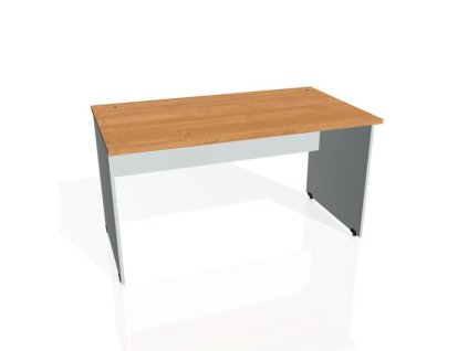 Pracovný stôl Gate, 140x75,5x80 cm, jelša/sivý